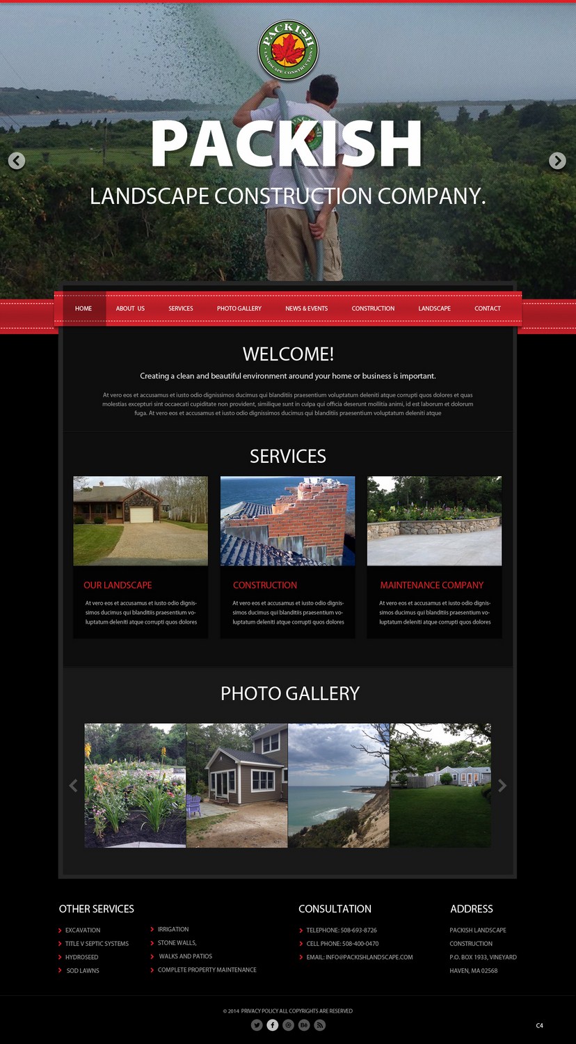 Web Design by pb for this project | Design #4388562