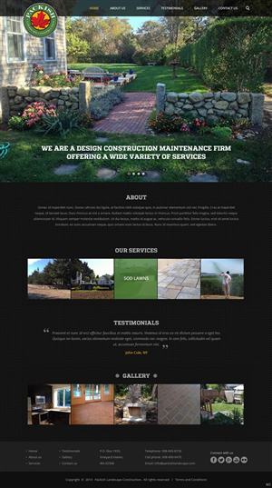 Web Design by pb for this project | Design: #4388596