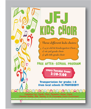 JFJ Kids Choir | Diseño de Postal por alex989