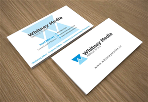 Business Card Design by Joy16589 for Whitney Media Productions | Design: #4392601