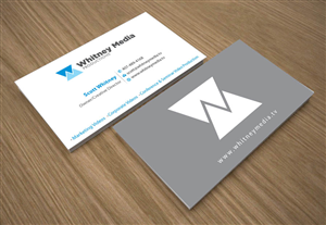 Business Card Design by Joy16589 for Whitney Media Productions | Design: #4392609