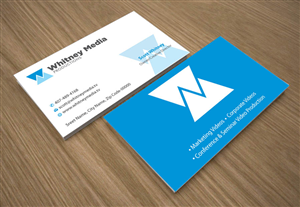 Business Card Design by Joy16589 for Whitney Media Productions | Design: #4392616