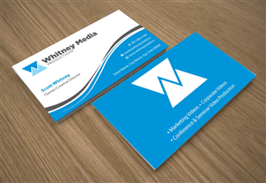 Business Card Design by Joy16589 for Whitney Media Productions | Design: #4392671