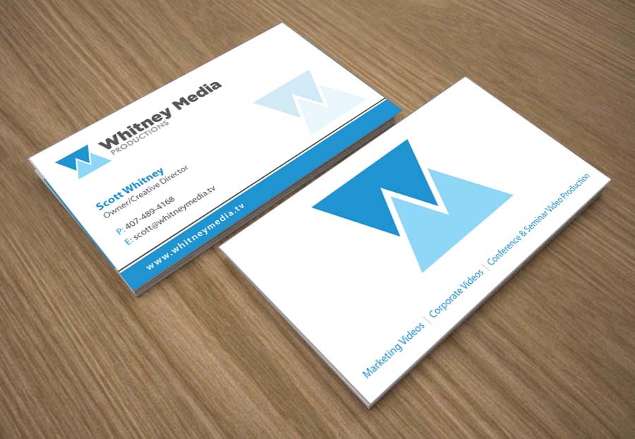 Business Card Design by Joy16589 for Whitney Media Productions | Design #4395139
