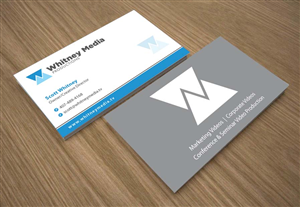 Business Card Design by Joy16589 for Whitney Media Productions | Design: #4395142