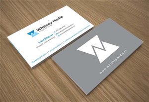 Business Card Design by Joy16589 for Whitney Media Productions | Design: #4395146