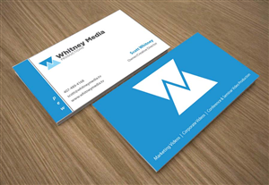 Business Card Design by Joy16589 for Whitney Media Productions | Design: #4395167