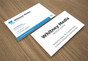 Business Card Design by Joy16589 for Whitney Media Productions | Design: #4395172
