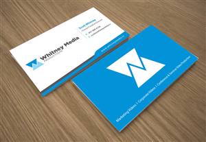 Business Card Design by Joy16589 for Whitney Media Productions | Design: #4399647