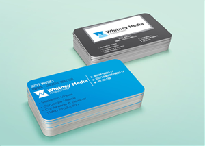 Business Card Design by Mark Moore for Whitney Media Productions | Design: #4393716