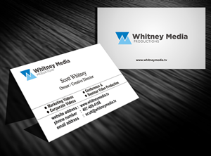 Business Card Design by Ron_Hab Graphics for Whitney Media Productions | Design: #4402003