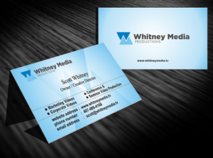 Business Card Design by Ron_Hab Graphics for Whitney Media Productions | Design: #4402020