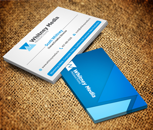Business Card Design by Owaisias for Whitney Media Productions | Design: #4381940