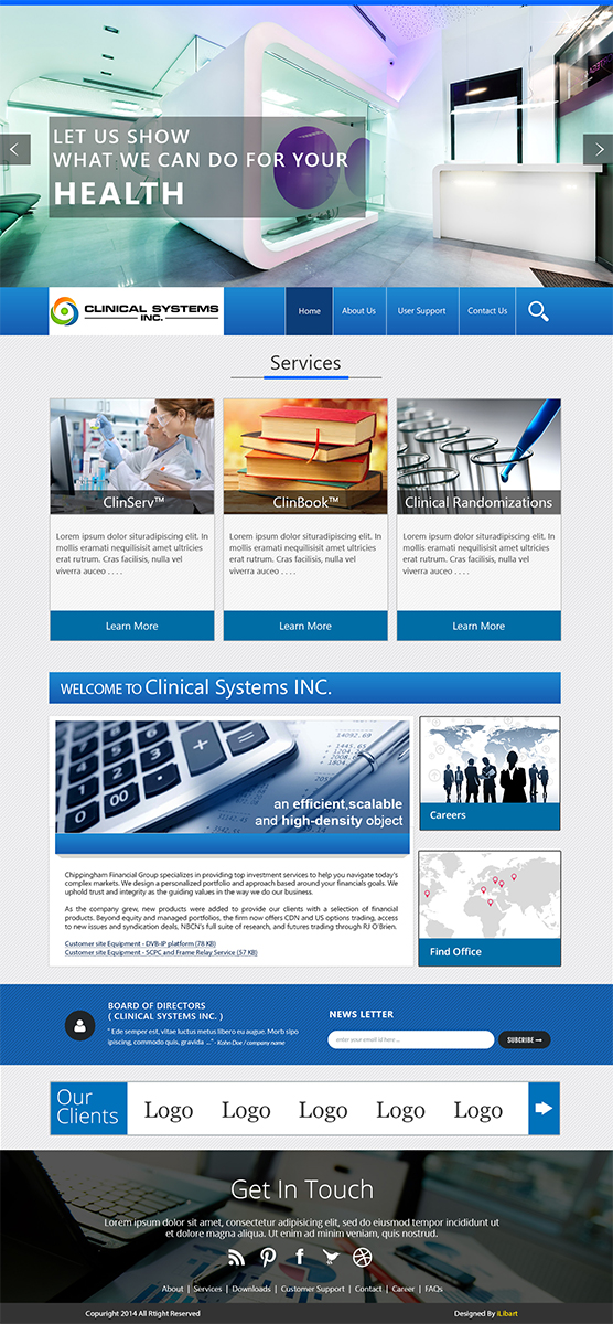 Web Design par iLibart pour ce projet | Design #4402608