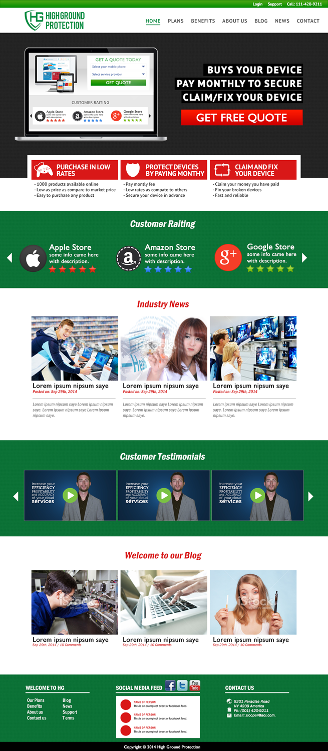 Wordpress Design by Handsome for this project | Design #4604808