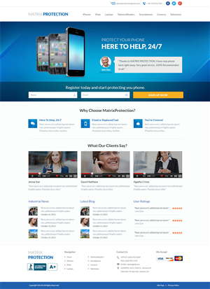 Wordpress Design by Emmanuel for this project | Design: #4419122