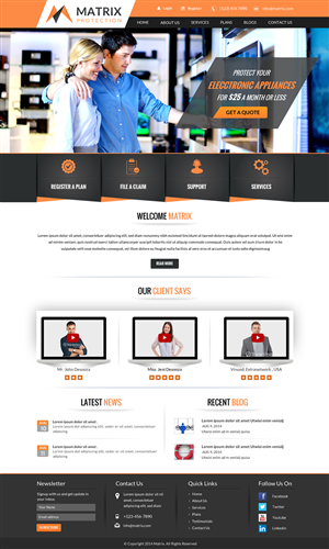 Wordpress Design by Sbss for this project | Design: #4407931