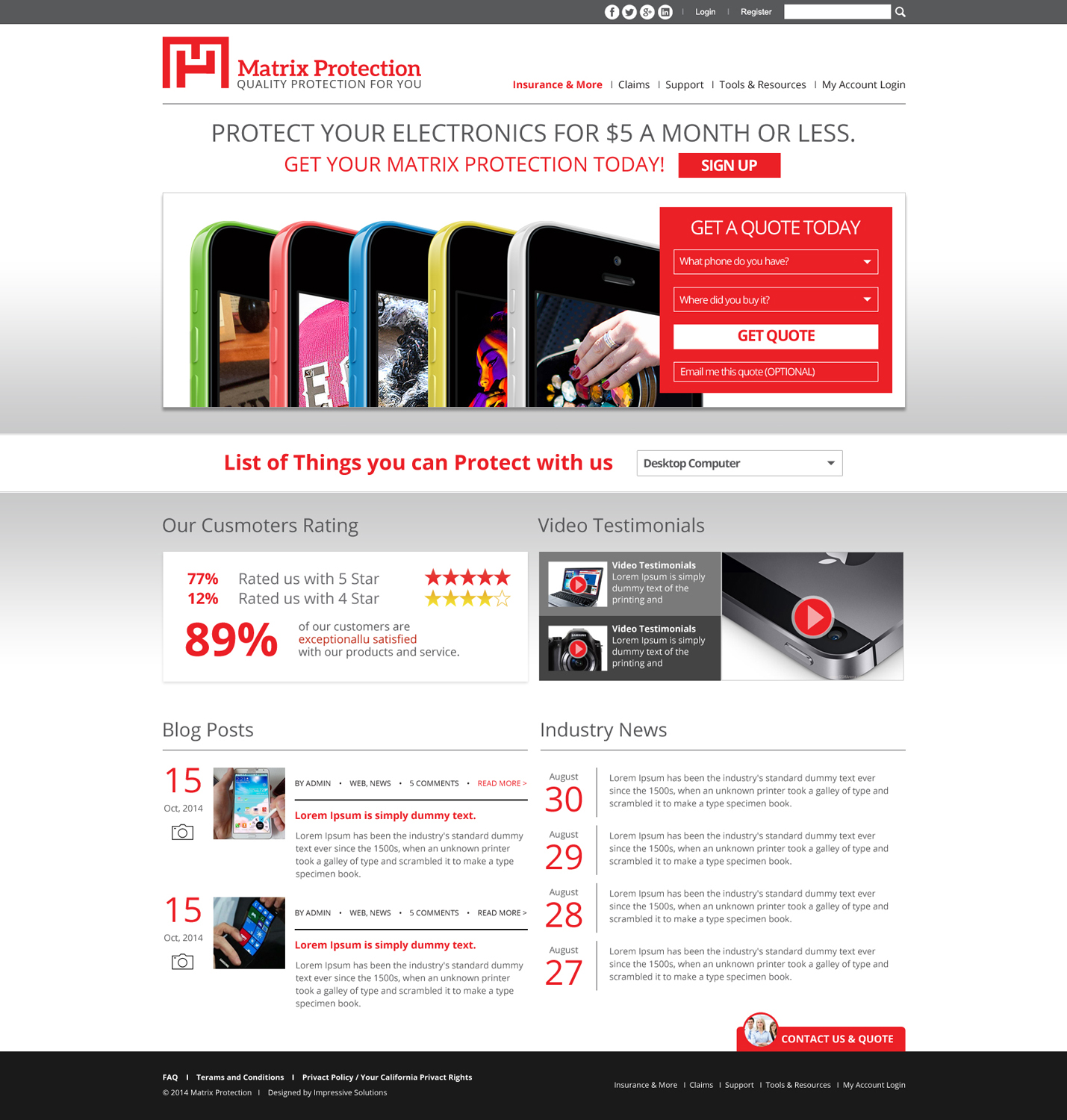 Wordpress Design by Impressive Sol for this project | Design #4409505
