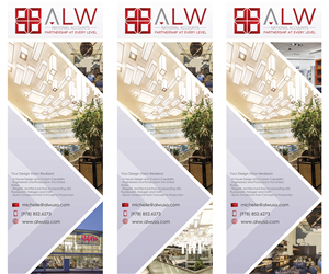 Nat Account Banner Stand 91H x 31.5"