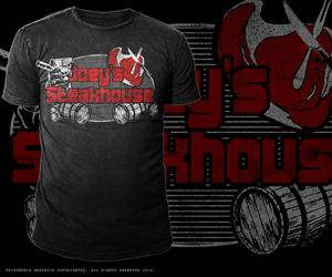 Joey's Steakhouse | Design de T-shirt par Aurelio III