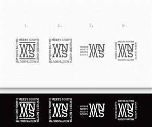 Where North Meets South | Logo Design by AD-X
