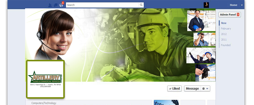 Facebook Design by Hector Lopez for this project | Design #1255138