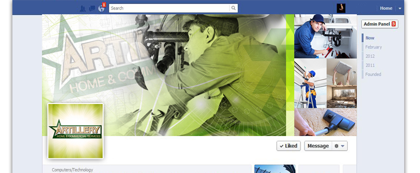 Facebook Design by Hector Lopez for this project | Design #1257399