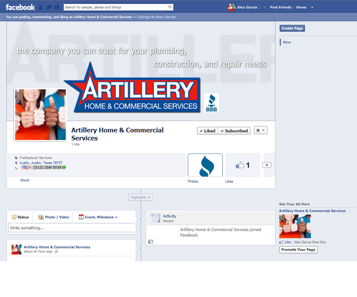 Facebook Design by SuzanneWalter for this project | Design #1254130