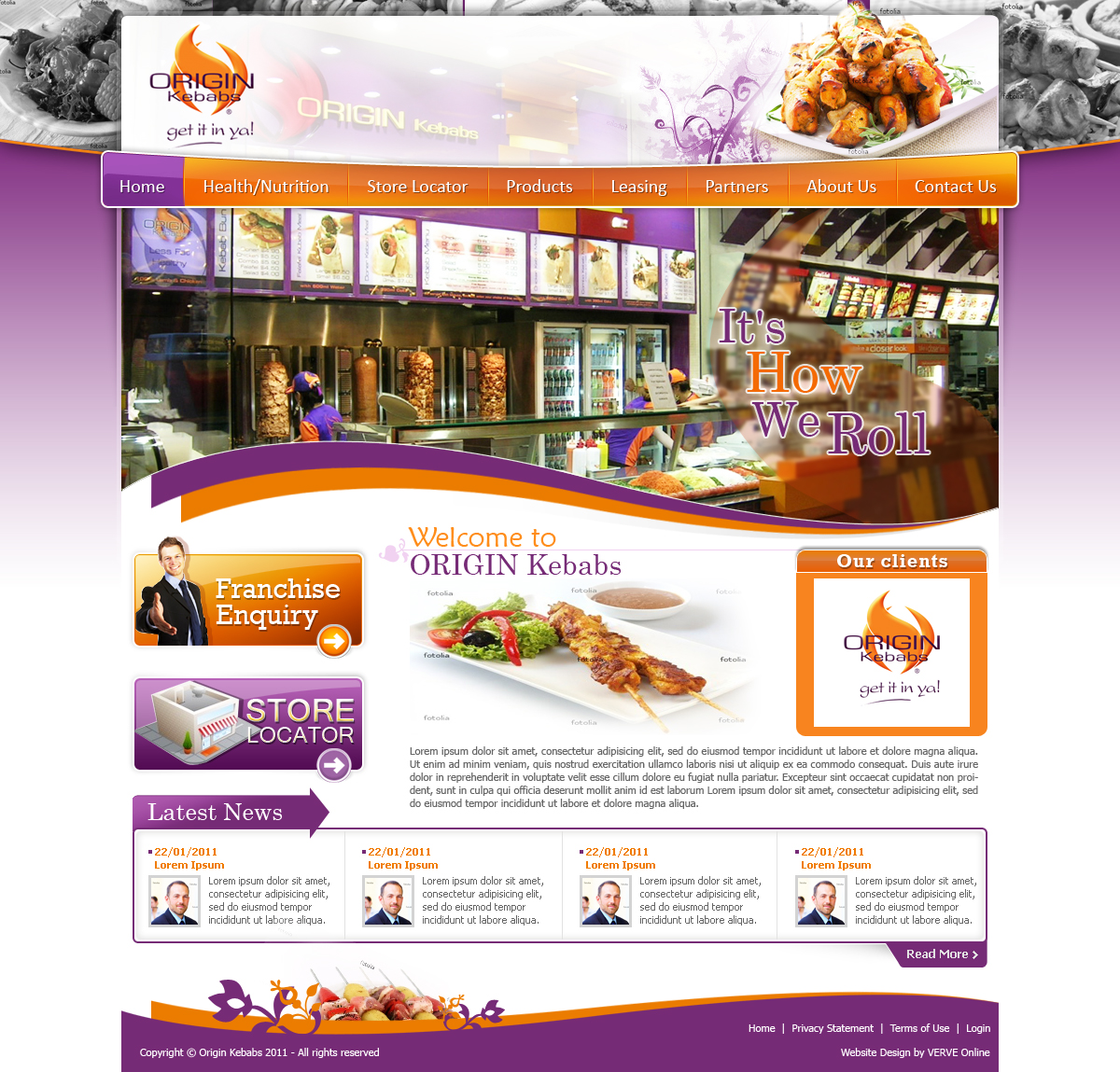 Web Design by Mayank Patel for VERVE Online | Design #196347