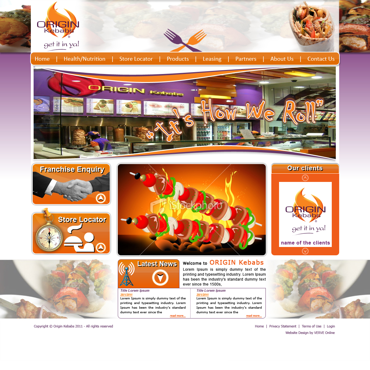 Web Design by Mayank Patel for VERVE Online | Design #197386