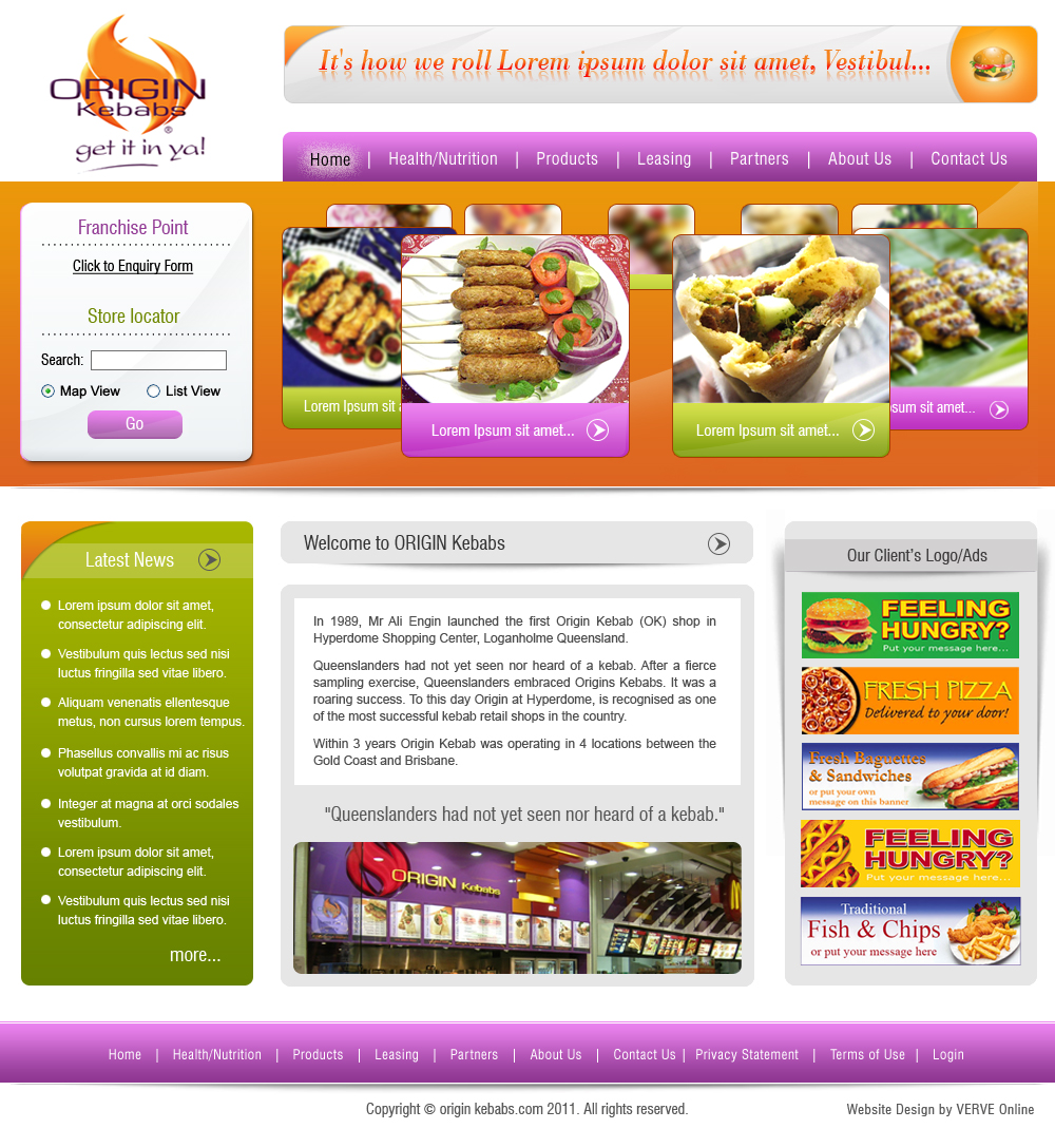 Web Design by Websol for VERVE Online | Design #192767