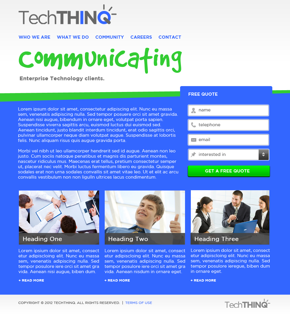 Web Design by Sky Ram for KEO Marketing Inc | Design #1272685