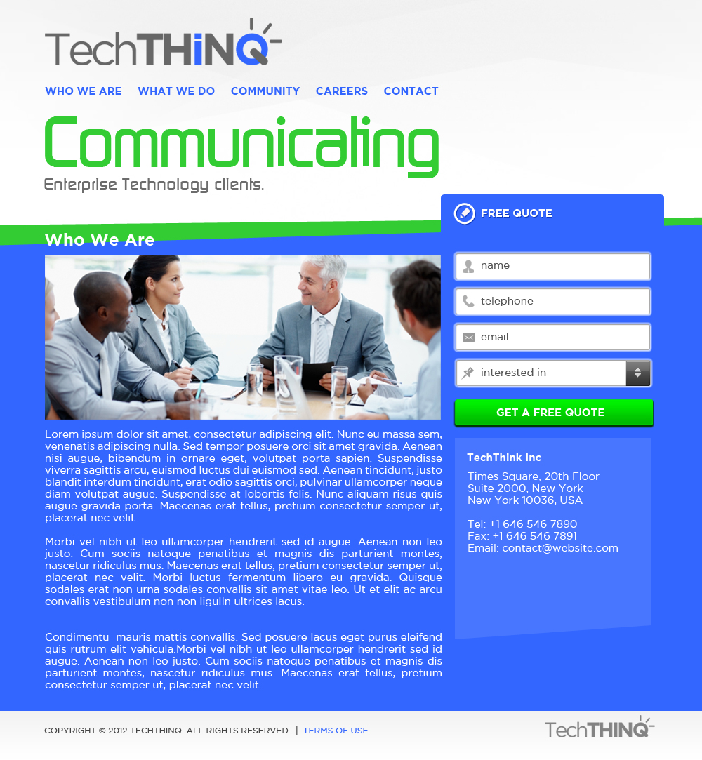 Web-Design von Sky Ram für KEO Marketing Inc | Design: #1273943