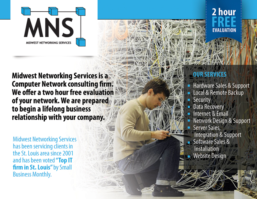 Postkarten-Design von an3 für Midwest Networking Services | Design #4452050