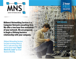 Postcard Design by an3 for Midwest Networking Services | Design: #4452050