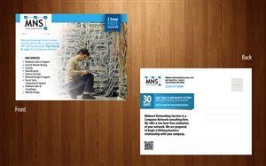 Postcard Design by an3 for Midwest Networking Services | Design: #4489912