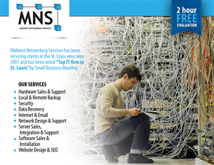Postcard Design by an3 for Midwest Networking Services | Design: #4496289