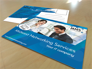 Diseño de Postal por John-Alexander Design para Midwest Networking Services | Diseño: #4415928