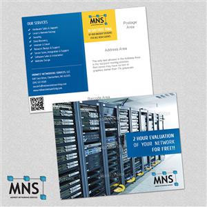 Diseño de Postal por Deip designs para Midwest Networking Services | Diseño: #4403827