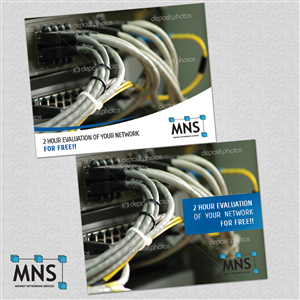 Diseño de Postal por Deip designs para Midwest Networking Services | Diseño: #4405483