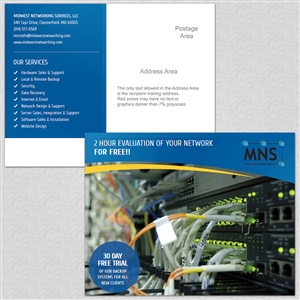 Postcard Design by Deip designs for Midwest Networking Services | Design: #4487684