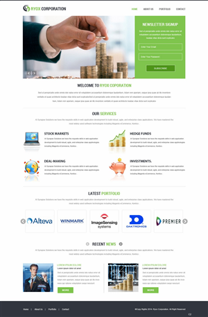 Web Design by pb for this project | Design: #4397004