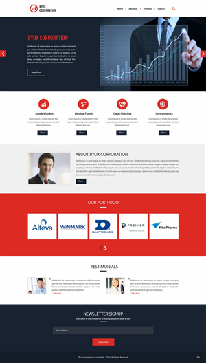 Web Design by pb for this project | Design: #4397013
