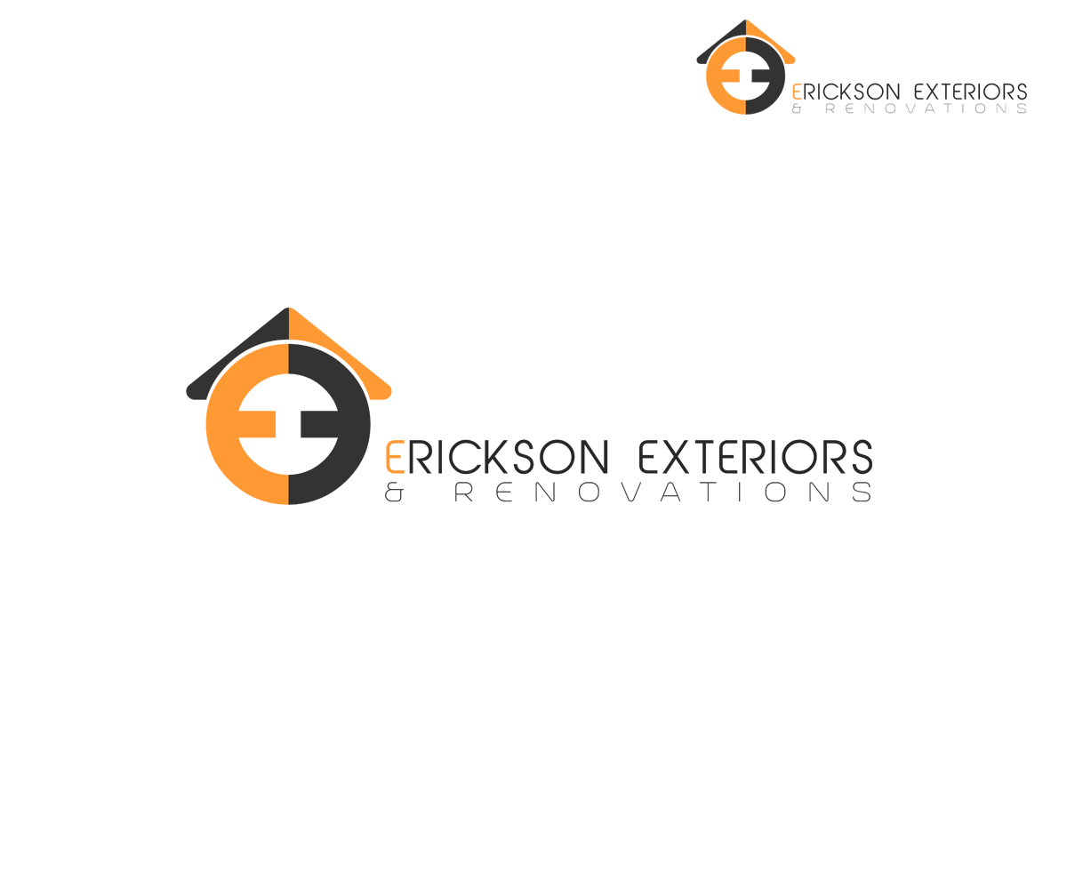 Logo Design by Def Innov for Erickson Exteriors | Design #4432051