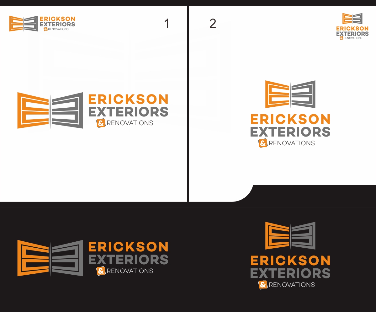 Logo Design by B8 for Erickson Exteriors | Design: #4401203