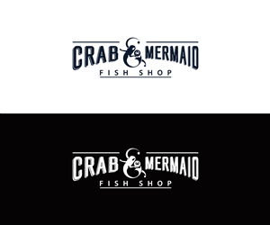 Crab & Mermaid Fish Shop  | Design de Logo par GenArt