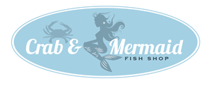 Crab & Mermaid Fish Shop  | Diseño de Logo por TSEdesign