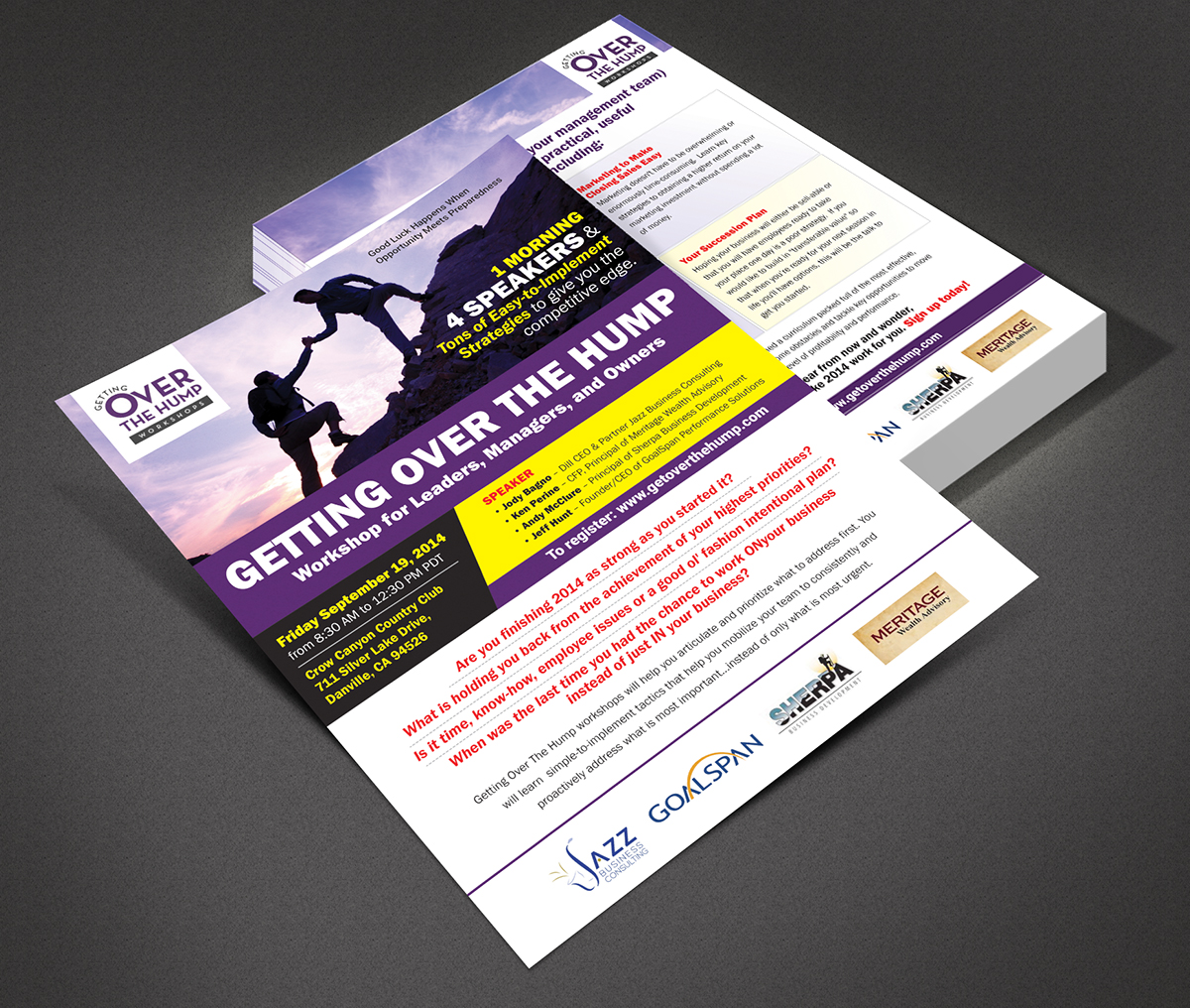 Design de Flyer par laxman2creative pour Jazz Business Consulting | Design #4390647