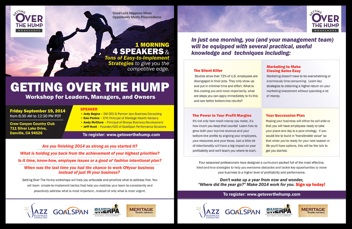 Flyer Design by laxman2creative for Jazz Business Consulting | Design #4390653