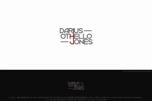 Logo-Design von Senseless für Darius Othello Jones | Design: #4389982